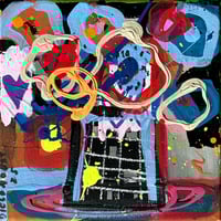 Image 1 of  Neon Flowers Glow at Night 