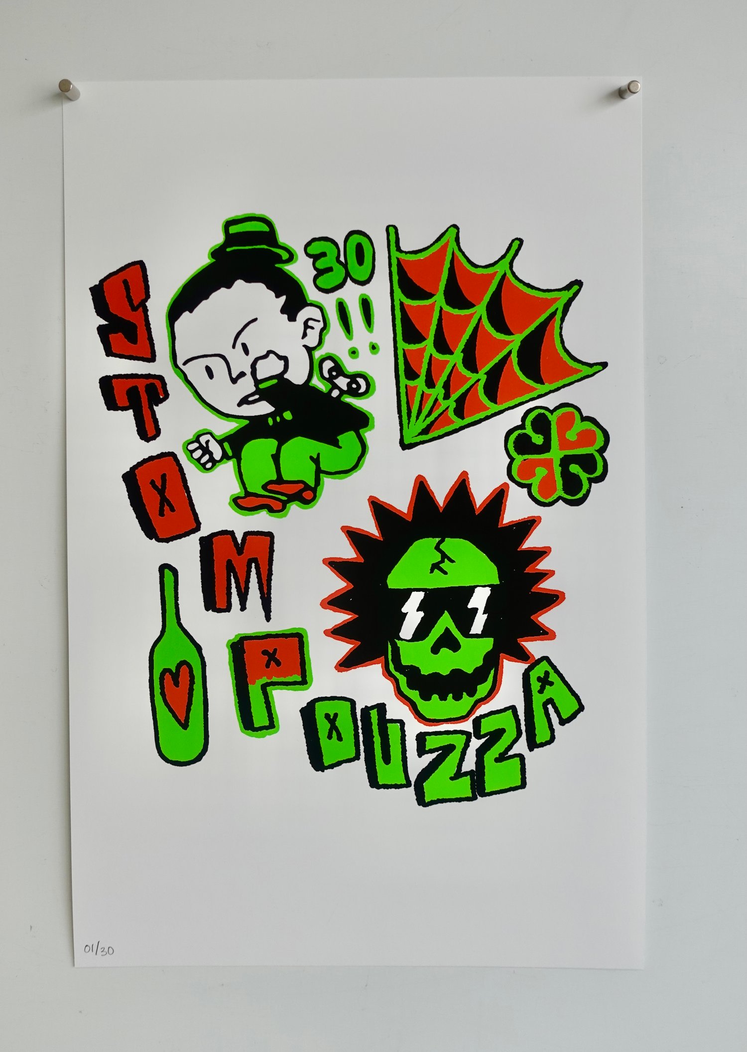 Image de Pouzza x Stomp 30th ART PRINT ( Limité / Limited )