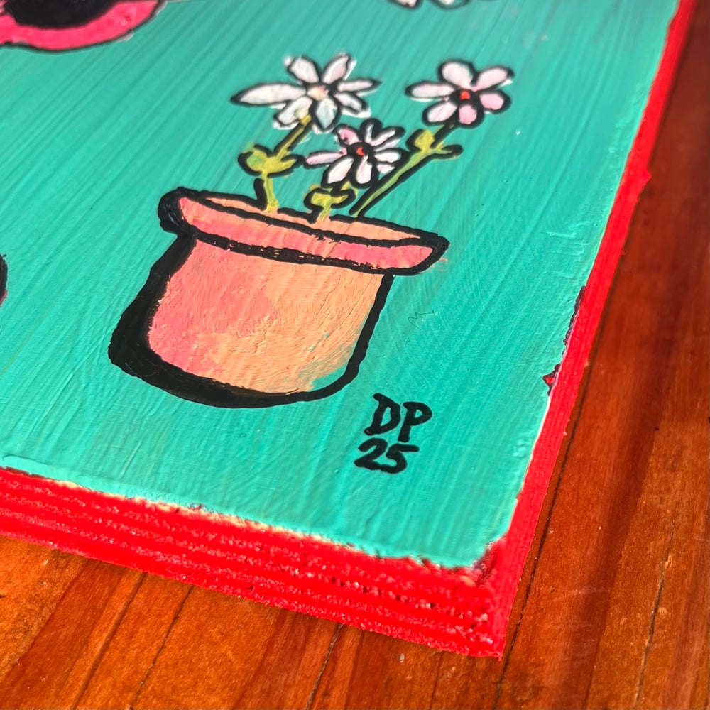 Image of Skeleton Strummer w/Flower Pot