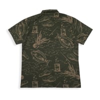 Image 2 of ISLAND ESSENTIALS BUTTON UP OLIVE