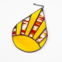 Image 2 of Small Sundrop Stained Glass Suncatcher