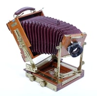 Image 7 of Wisner 4X5 Technical field camera w/ 150mm + 210mm lenses + film + holders +more (#1833)