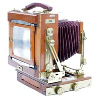Image 6 of Wisner 4X5 Technical field camera w/ 150mm + 210mm lenses + film + holders +more (#1833)