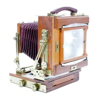Image 4 of Wisner 4X5 Technical field camera w/ 150mm + 210mm lenses + film + holders +more (#1833)