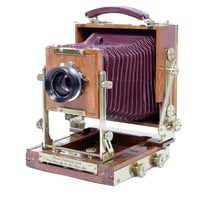 Image 3 of Wisner 4X5 Technical field camera w/ 150mm + 210mm lenses + film + holders +more (#1833)