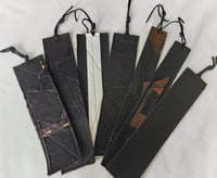 Image 1 of M TRAIN upcycled faux leather bookmarks