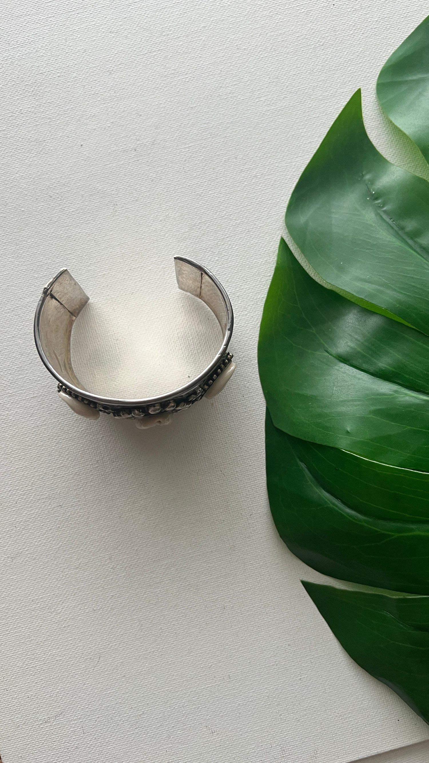 Image of  GENEVA • Cowrie Shell Bangle Bracelet