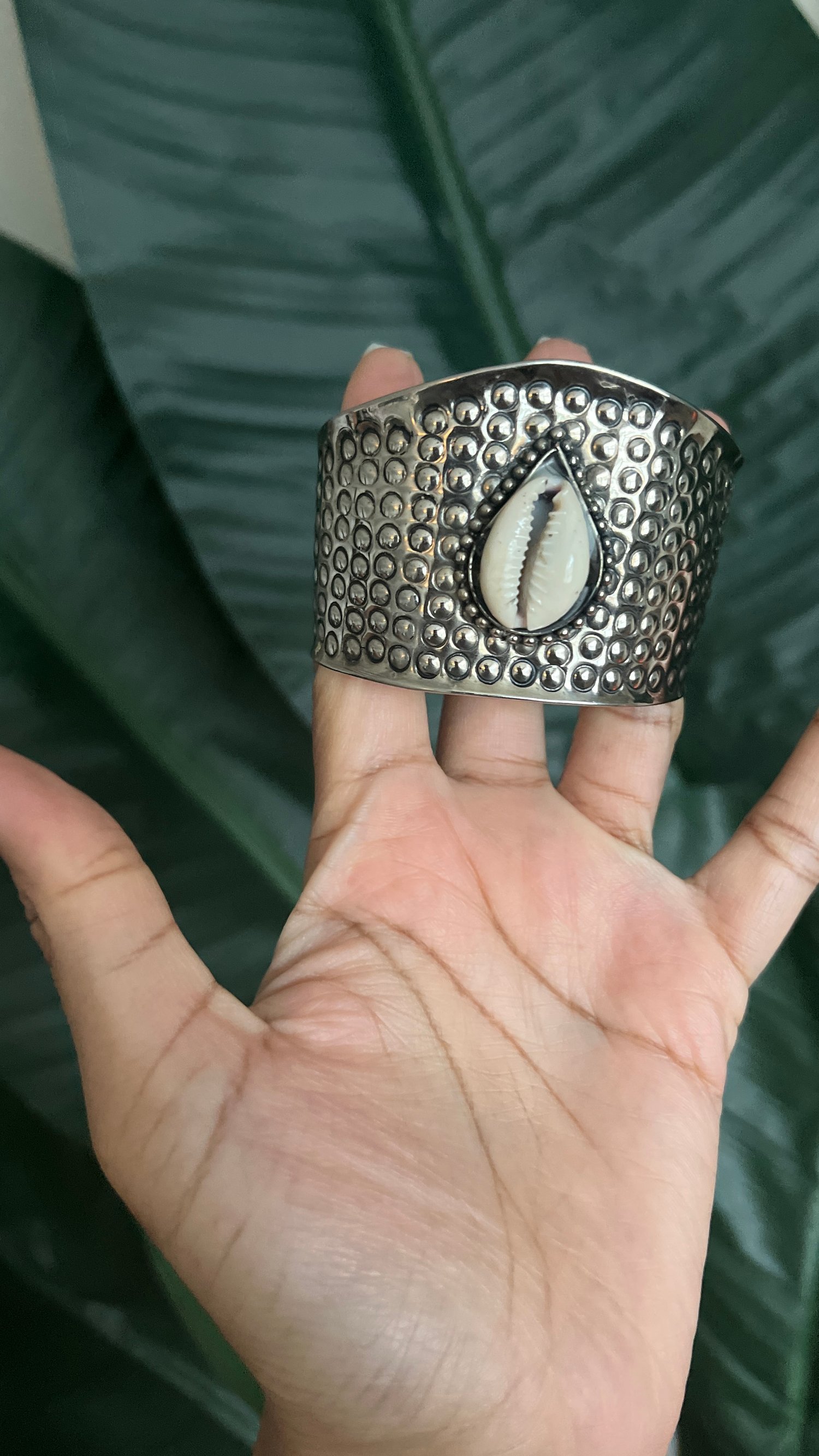 Image of GINA • Cowrie Shell Bangle Bracelet