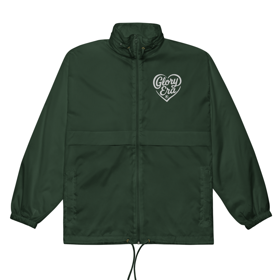 Image of GLORYERA® Heartmark Windbreaker (FORREST GREEN)