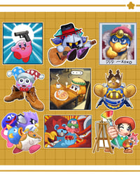 Kirby Sticker Collection