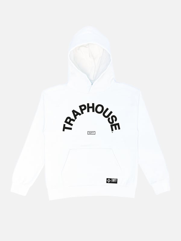 Image of TRAPHOUSE White Hoodie