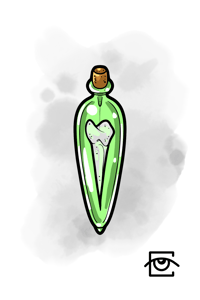 Image 1 of Long Tooth in a Jar