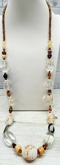 Image 1 of TamiLyn Original! Handmade Necklace using Vintage 1920-40s Czech Glass Beads