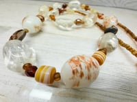 Image 2 of TamiLyn Original! Handmade Necklace using Vintage 1920-40s Czech Glass Beads
