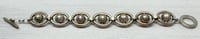 Image 3 of Vintage 1980s Italian 925 Silver Spinning Disco Ball Link Bracelet