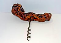Image 4 of Vintage 1960s France Grapevine Wood Corkscrew Bourgognes Poulet