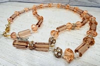 Image 5 of TamiLyn Original! Handmade Necklace using Vintage 1940s Czech Glass Beads