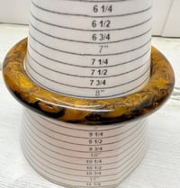 Image 3 of Vintage 1940s Caramel &amp; Brown Bakelite Bangle Bracelet