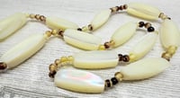Image 5 of Antique 1920s Mother of Pearl &amp; Glass Bead Necklace