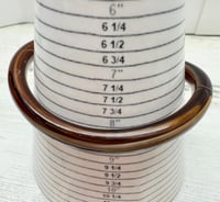 Image 4 of Vintage 1960s Marbled Chocolate Brown Free Form Lucite Bracelet