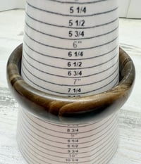 Image 5 of Vintage 1970s Natural Brown Agate Bangle Bracelet