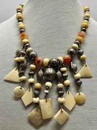 Image 1 of Vintage 1960s Native American Charm Necklace