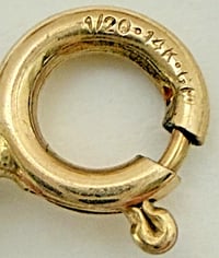 Image 5 of Vintage 1980s Ma Brand Peru 14K GF 925 Murano Glass Heart Dangle Bracelet 7"