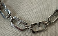 Image 3 of Vintage 1980s Givenchy Logo G-Links Necklace