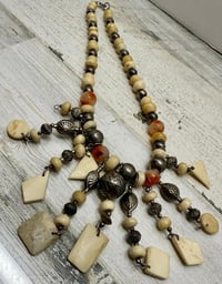 Image 3 of Vintage 1960s Native American Charm Necklace