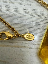 Image 4 of Vintage 1960s Art Deco Celluloid Seahorse Pendant/Necklace