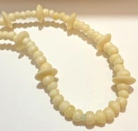 Image 5 of Antique 1900s Antler &amp; Wood Bead Necklace