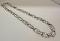 Image 5 of Vintage 1980s Givenchy Logo G-Links Necklace