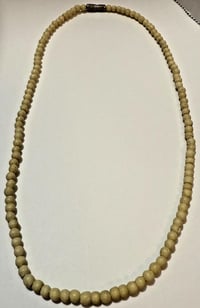 Image 2 of Antique 1920s Antler Bead Choker Necklace