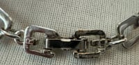 Image 6 of Vintage 1980s Givenchy Logo G-Links Necklace