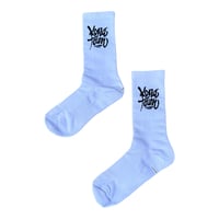 Image 1 of WHITE SOCKS OG LOGO
