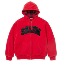 Image 1 of S4LEM Supreme Hooded Sweatshirt Red