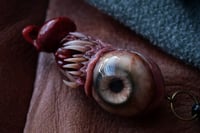 Image 13 of Twisted tongue pendant, Orange Glow, ooak