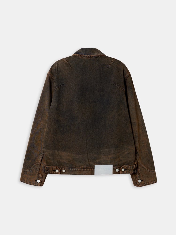 Image of A COLD WALL CROMER TRUCKER DYED ONYX