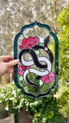 Two Headed Infinity Snake- yin yang 
