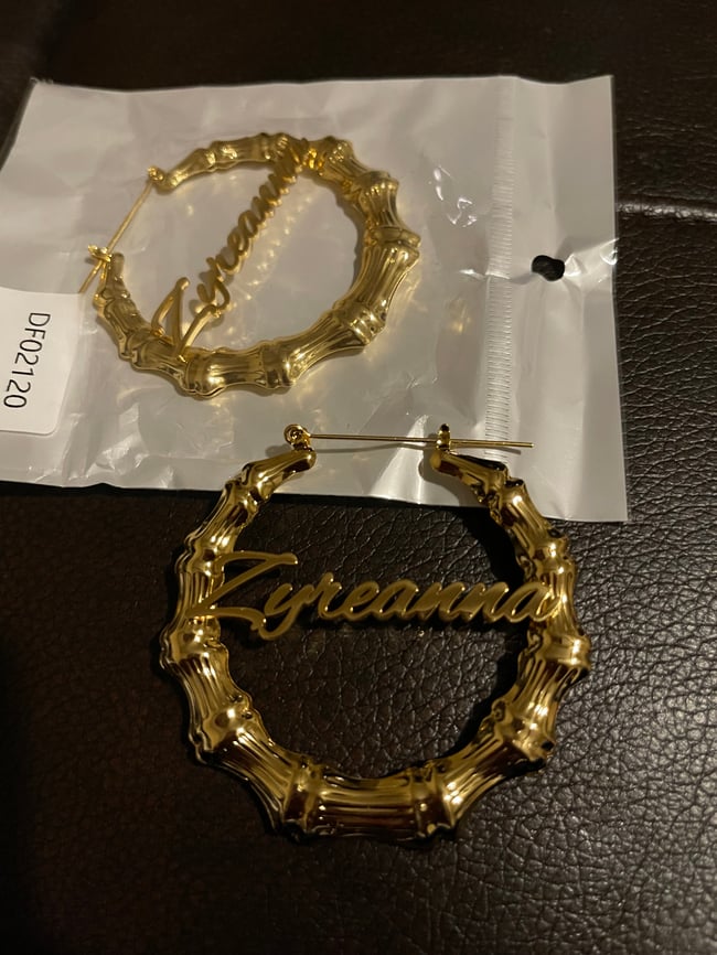CUSTOM BAMBOO EARRINGS 