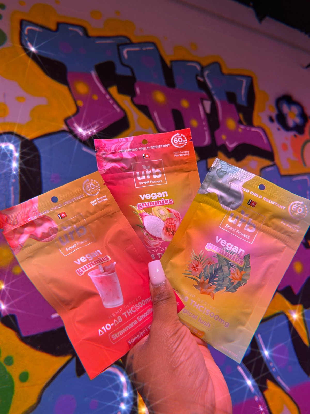 Image of Urn Delta 10 & 8 THC Vegan Gummies (1750mg)