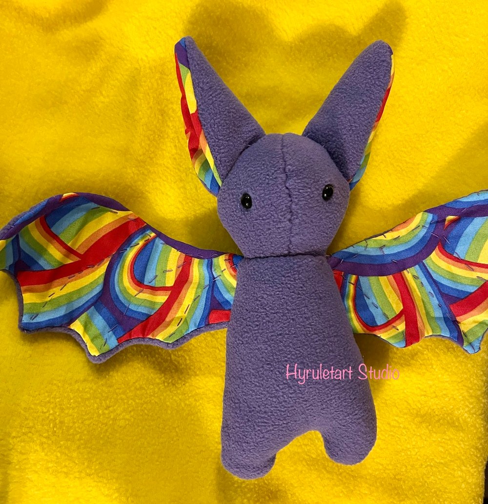 Purple Pride Bat Plush