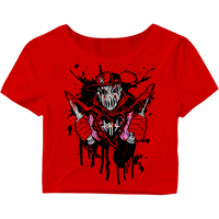 Lo Key "Ripped Heart" Crop Top