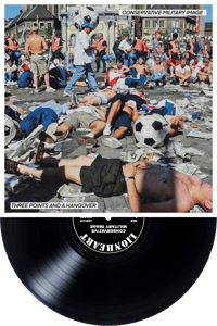 Image 1 of CMI - Three Points And A Hangover 12" Black Wax incl. Football Scarf 300 made (PRE-ORDER)