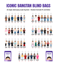 [KEYCHAINS] Iconic Bangtan Vol 1 Keychain