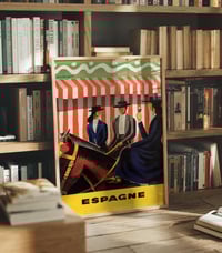 Image 1 of Espagne - Horse Riders | Guy Georget | Vintage Poster | Wall Art Print