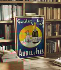 Image 1 of Aubel & Fils Champagne | Vintage Poster | Wall Art Print