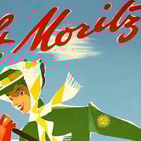 Image 3 of St Moritz | Paul Gusset | Vintage Poster | Wall Art Print