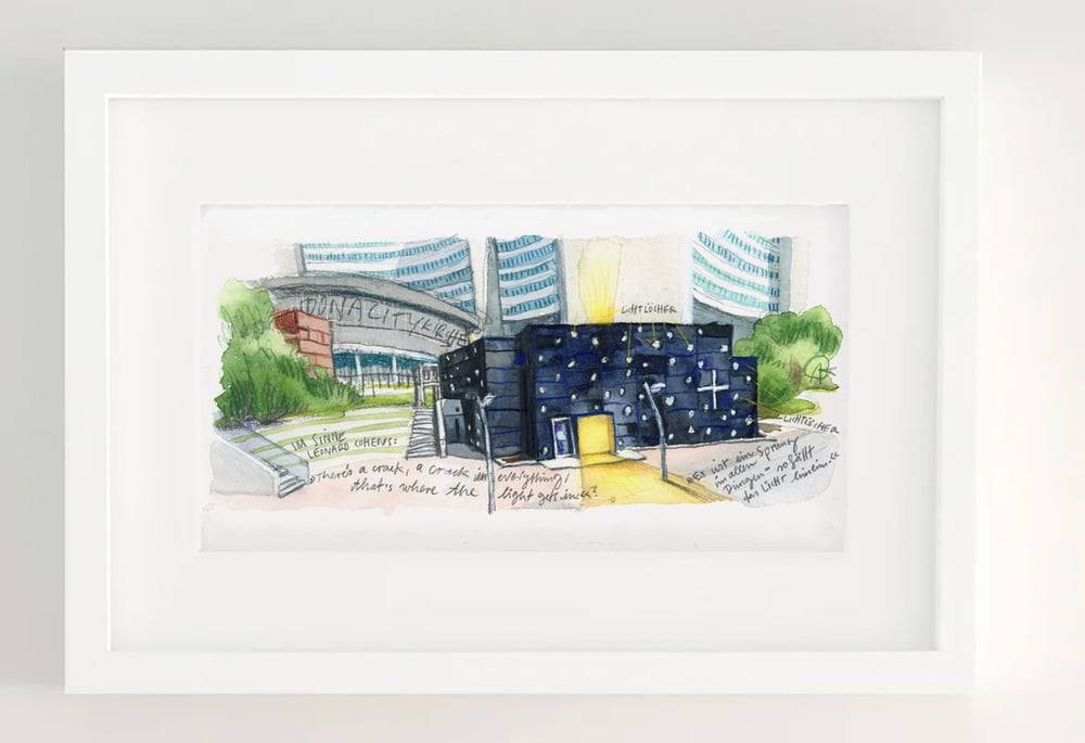 Image of Donaucity - a crack in everything - that's where the light gets in // Wien