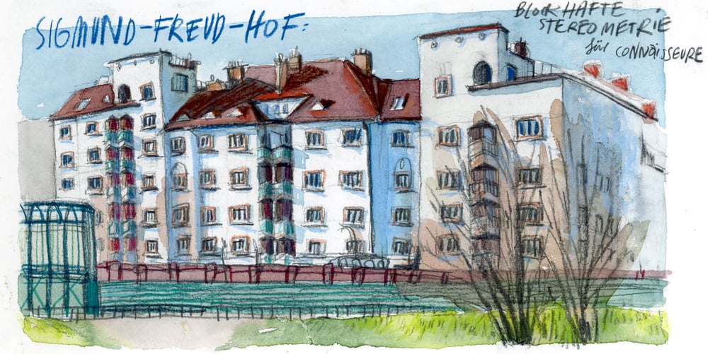 Image of Sigmund Freud Hof // Wien